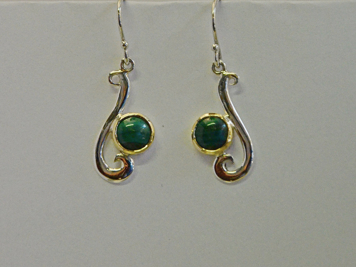 Malachite Earrings