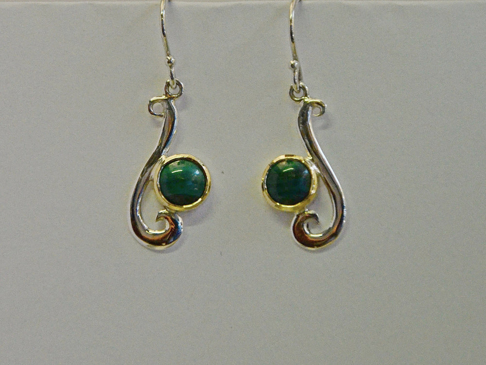 Malachite Earrings